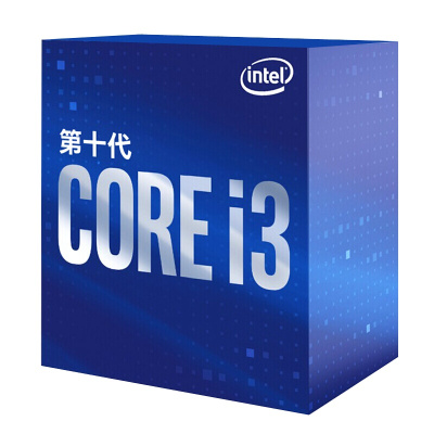 英特尔(Intel)i3-10100 酷睿四核 盒装CPU 处理器