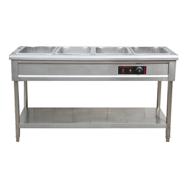 商用电热保温台售饭车 三格 (不含餐盘)