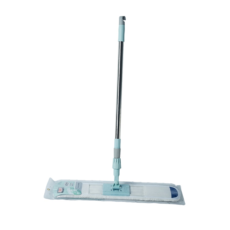 开普特 平板拖把亲巧折叠尘推墩布旋转拖把棉线平推家用酒店物业办公室大号木地板托 9105