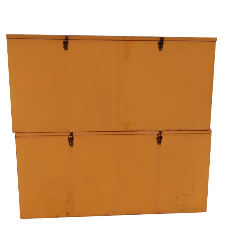 工具箱工具柜 上开盖带防雨沿带气弹簧 黄色1900*700*800*2.0 定做 1个