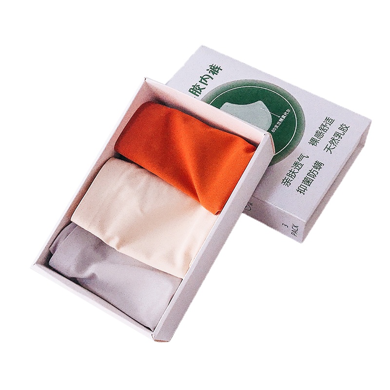 泰国天然乳胶内裤女士乳胶底档中腰冰丝无痕内裤女三角裤