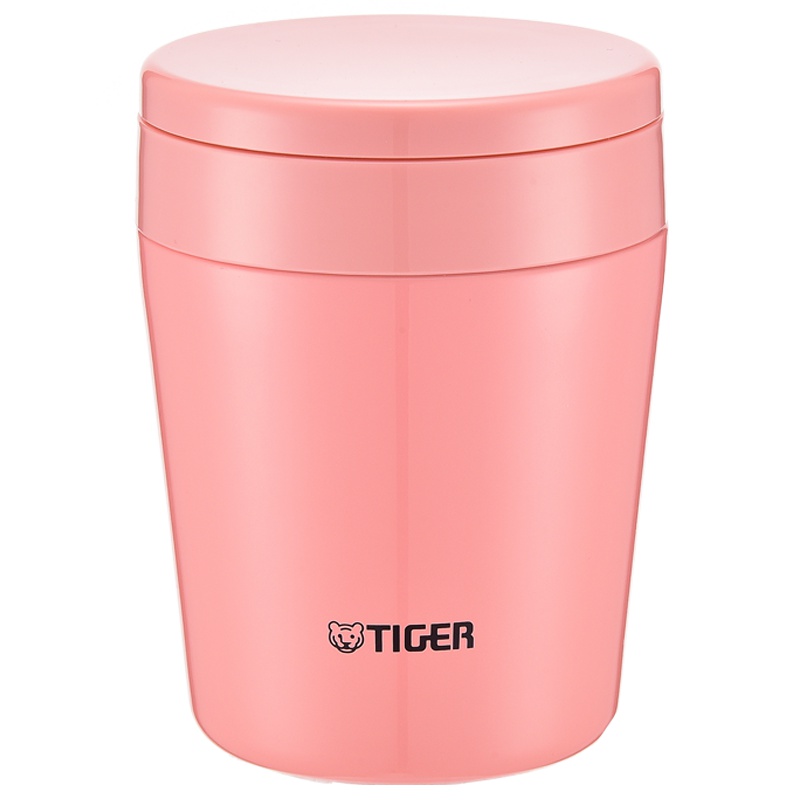 日本tiger虎牌多用焖烧杯正品不锈钢焖烧罐辅食杯300ml新款粉色MCL-A30C-PC