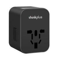 thinkplus随身充 全球旅行充电器(JY-304)黑 36003161