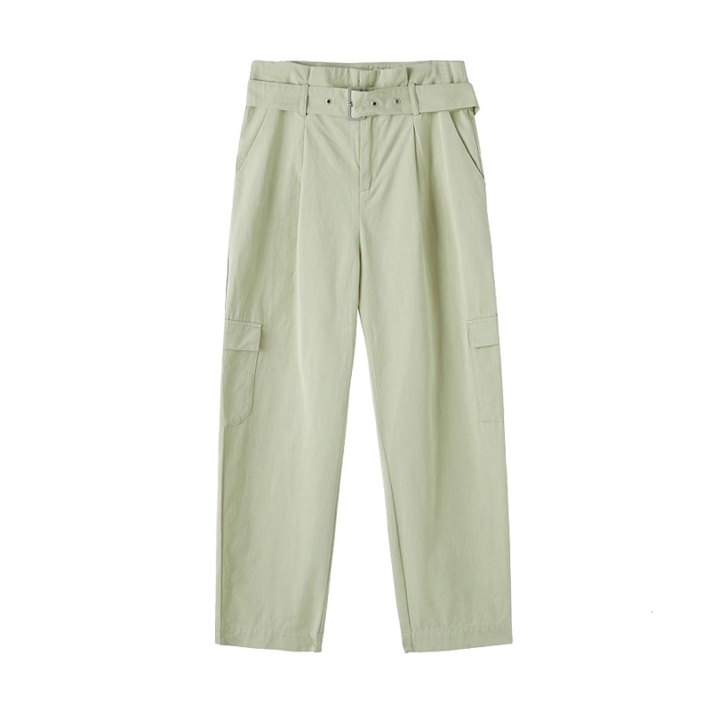 puella黑色收腰休闲裤女装夏季新款哈伦裤九分裤高腰长裤显瘦潮裤子