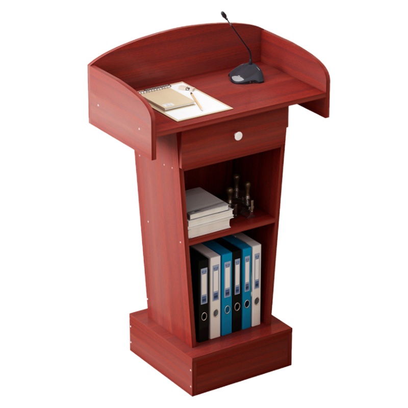 震天下(ZHENTIANXIA) 简约现代 讲台演讲台800*600*1050 胡桃色