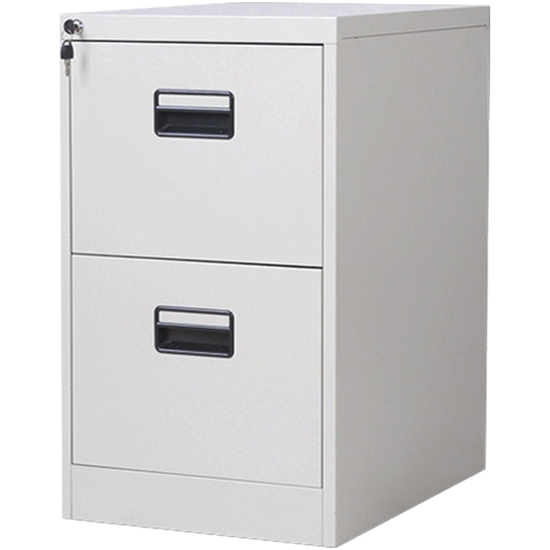 创世人 办公家具卡箱文件柜二斗挂捞柜钢制办公矮柜抽屉式挂快劳铁皮档案柜资料柜