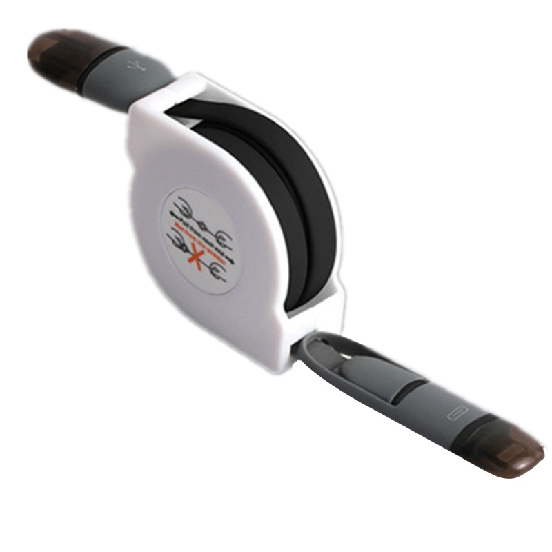 SCP SCP0093 安卓苹果二合一伸缩数据线手机充电线 1M (个)