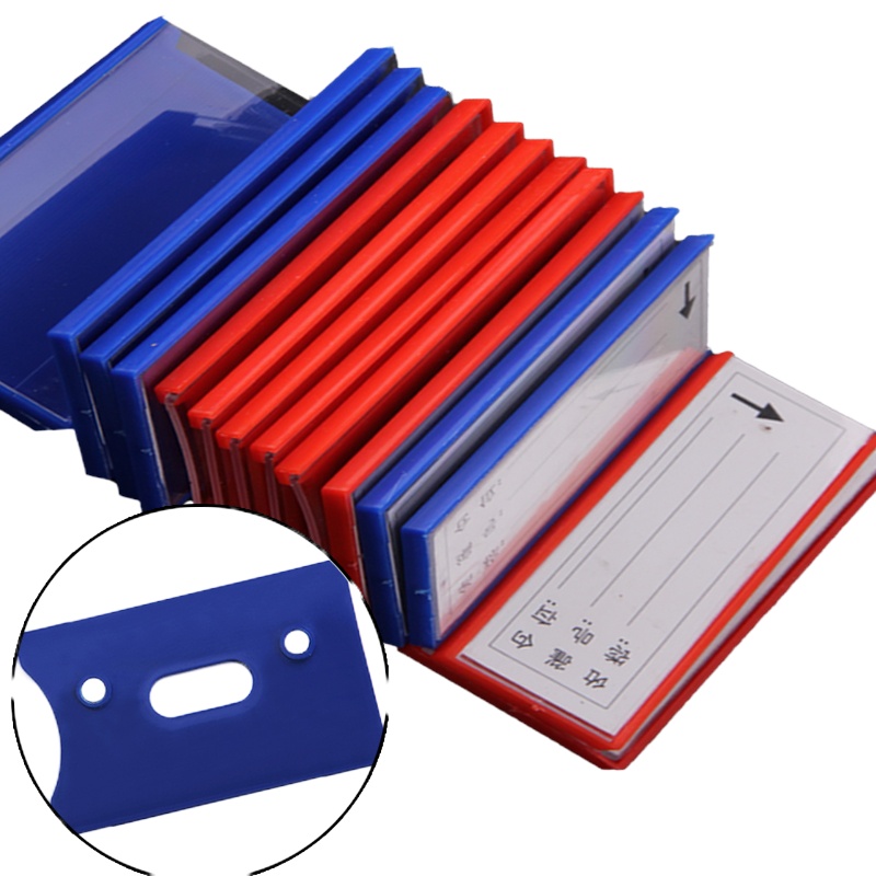 仓库标识牌强磁性标签牌货架标示牌物料卡库房分区分类标牌贴S9483礼品SW 10个数量,蓝色5*10cm