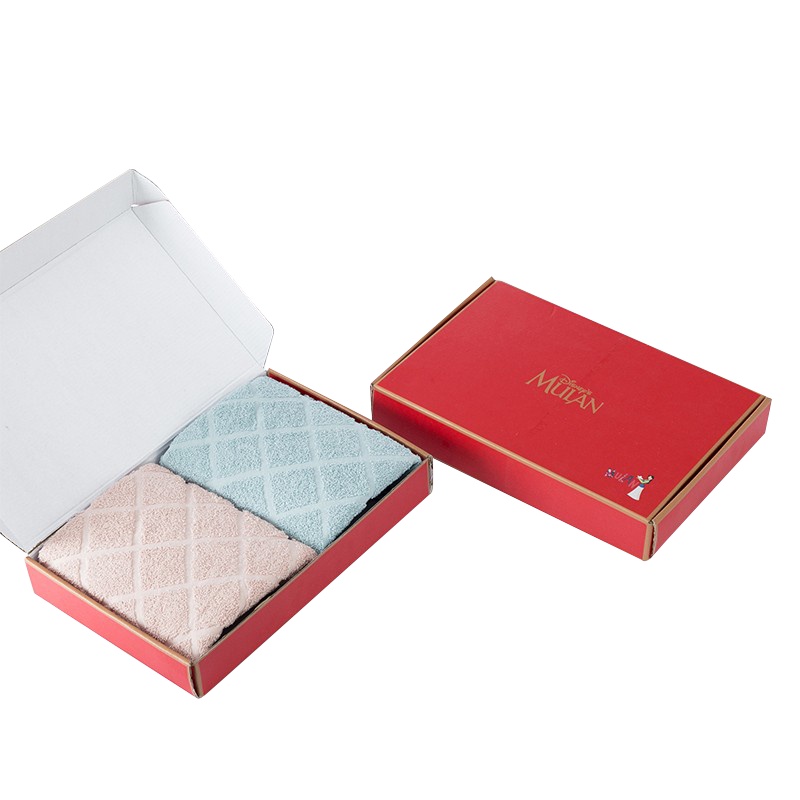 竹印象 毛巾两条装 SCP-DX0617 迪士尼木兰开门红毛巾套装(单位:件)