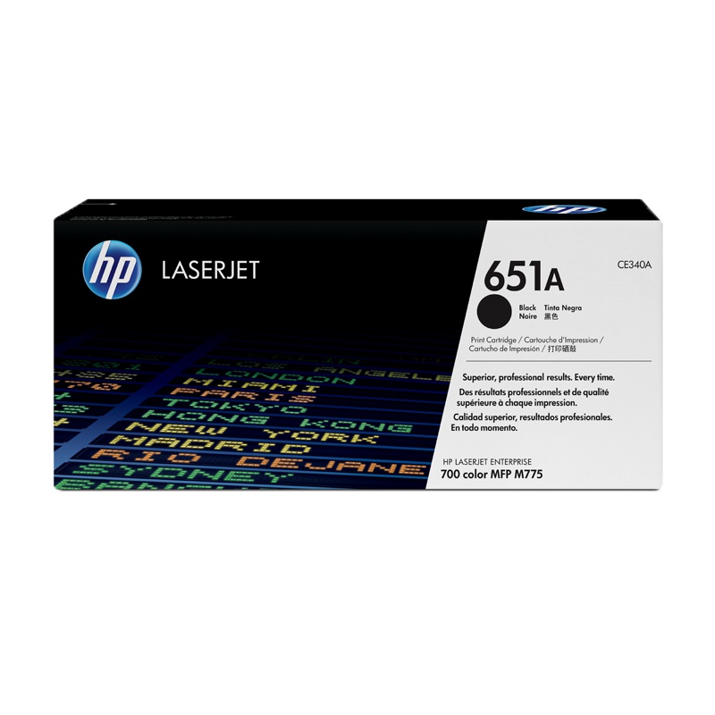 惠普 651A 硒鼓(CE340A) 13500 页 黑色 (适用 HP MFP M775 系列) (支)