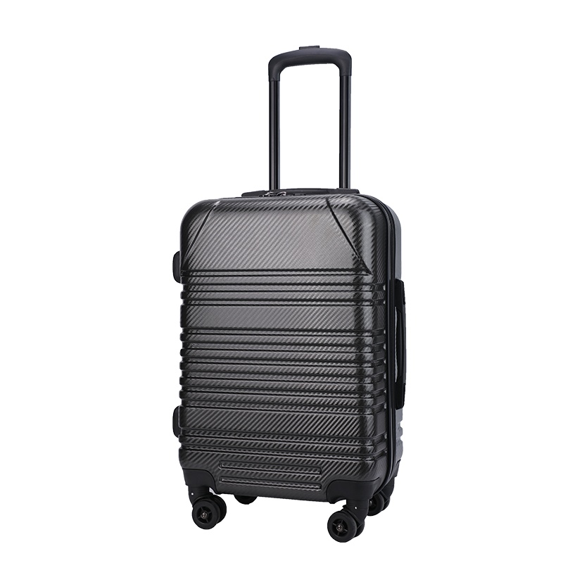 北极绒悦旅系列行李箱TJL201经典横纹碳纤维纹路