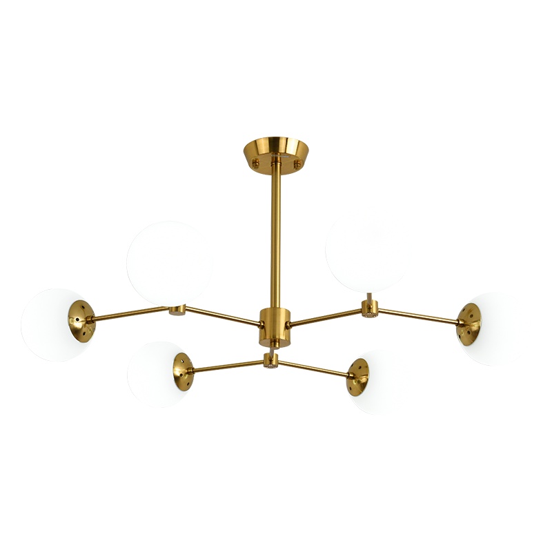 FSL 佛山照明 北欧简约创意吊灯客厅灯卧室灯家用灯具灯饰6头9头