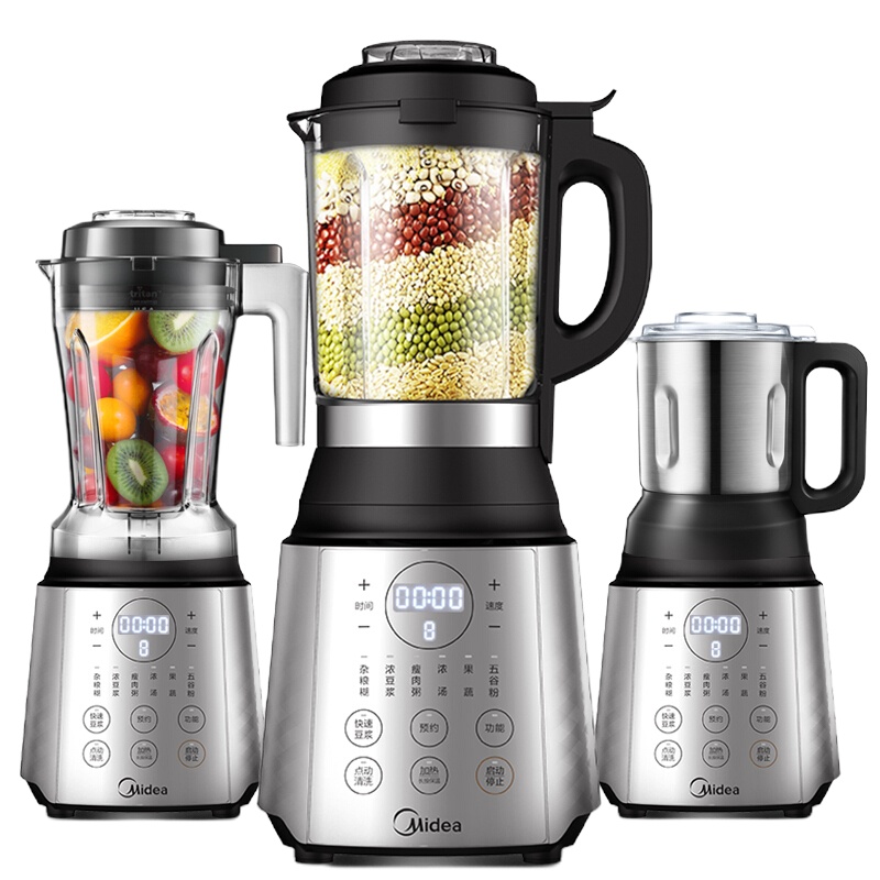 美的(Midea)破壁机家用破壁料理机豆浆机榨汁机辅食机果汁机 八叶刀头MJ-BL1061A