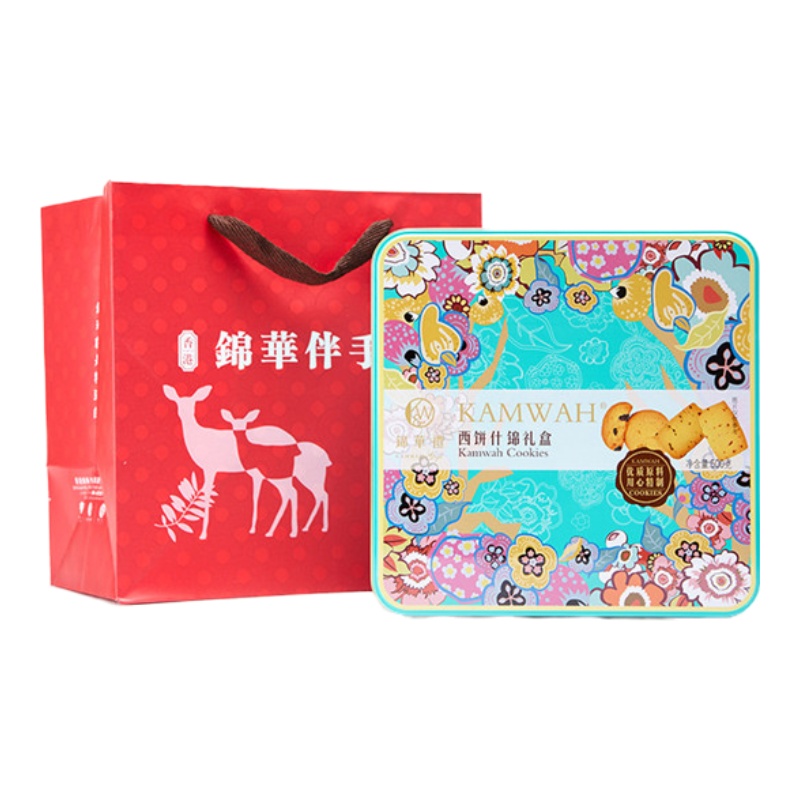 锦华礼什锦西饼500g 曲奇饼干组合装传统糕点休闲下午茶点心零食