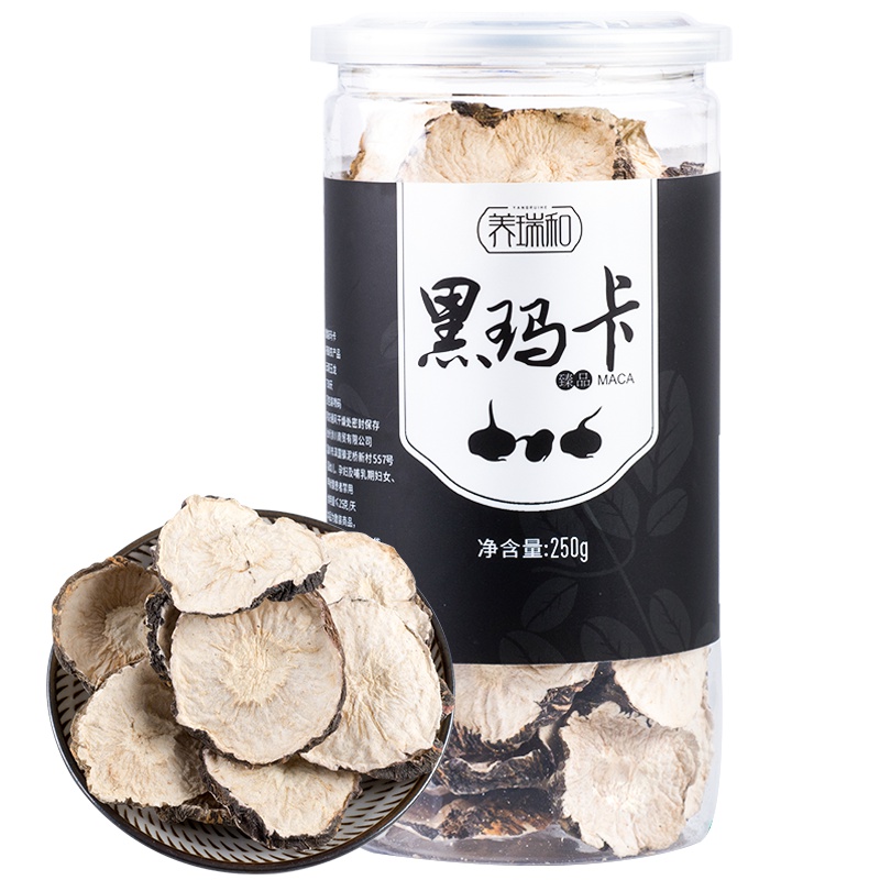 養瑞和养瑞和 云南丽江黑玛卡250克 干果切片黑玛咖干片 保健茶饮
