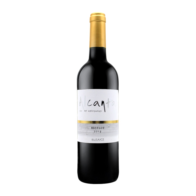 西班牙原瓶进口 奥肯特梅洛红葡萄酒 Alcanta Varietal Merlot 单支装750ml