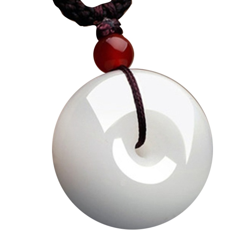 臻玉盈天然A货阿富汗白玉平安扣 玉石吊坠男女通用玉石挂件自戴送人民族风