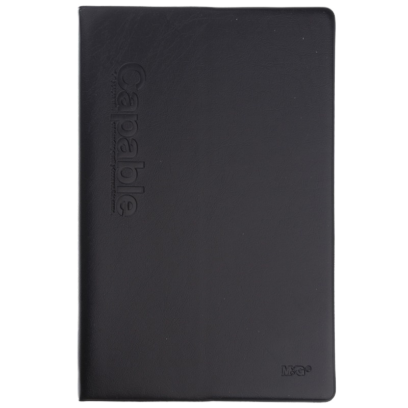 晨光(M&G)APYLM488 记事本 A5雅纹皮面本 76页胶套本 日记本 3本装