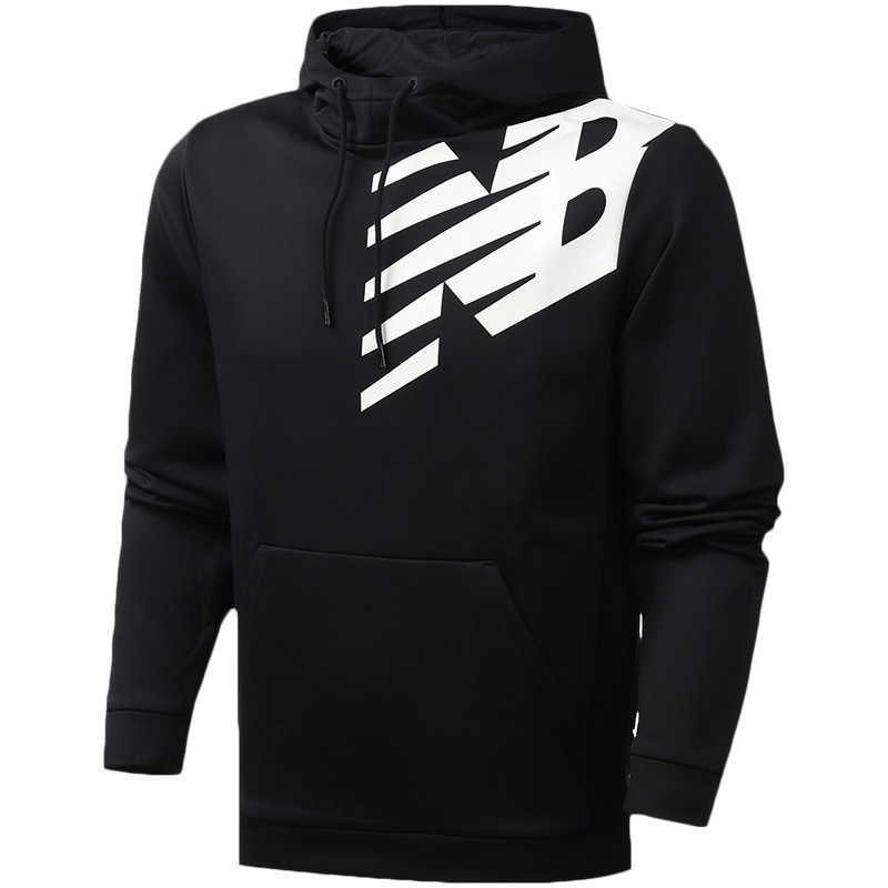 【自营】New Balance/NB男装卫衣时尚连帽LOGO休闲运动服AMJ93021