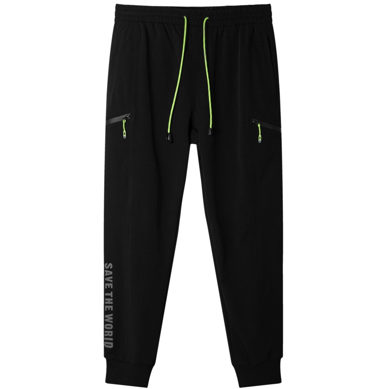 马克华菲男士休闲裤冬季韩版潮流运动直筒束脚小脚长裤子潮