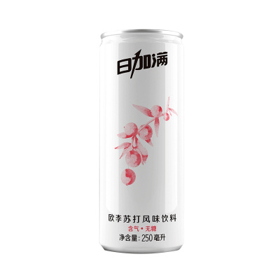 日加满欧李无糖维生素运动功能性饮料铝罐气泡水250ml*12罐整箱