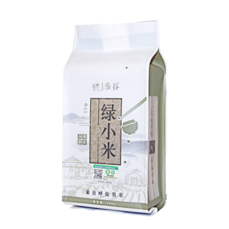 步谷 有机绿小米500G呼伦贝尔特产精选粗粮无添加 五谷杂粮