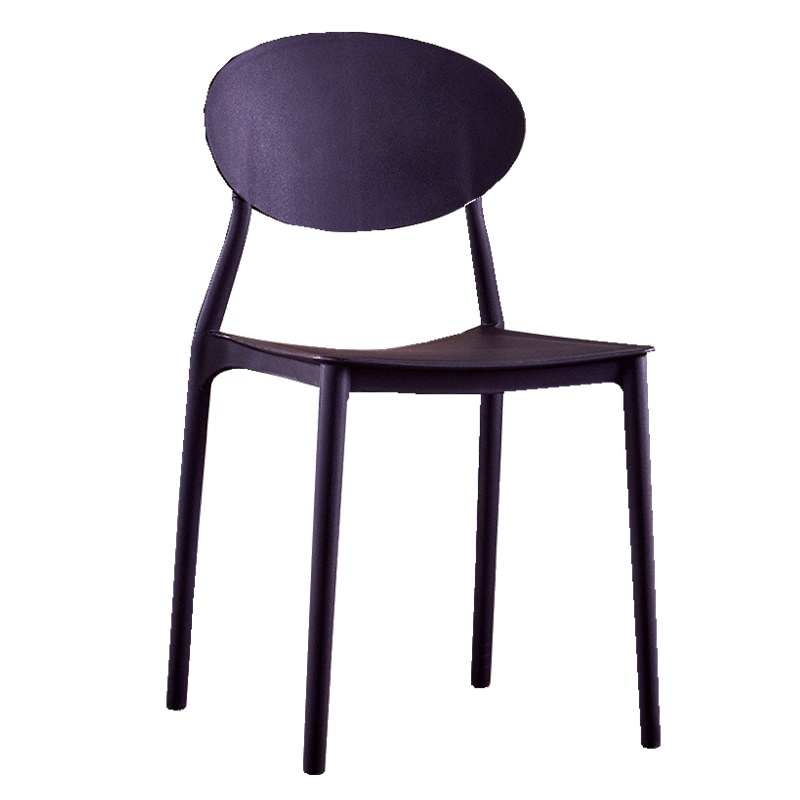 欧宝美塑料椅子现代简约创意北欧靠背餐椅家用咖啡厅洽谈太阳椅