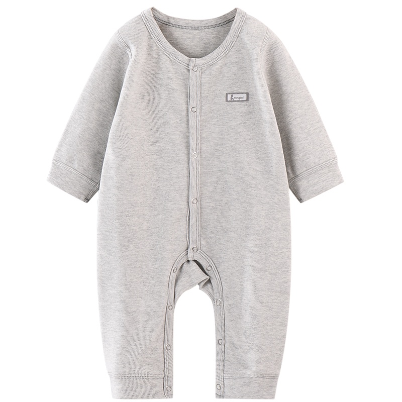 童泰2019年秋冬新款婴儿衣服1-18月男女宝宝连体衣婴儿家居连体衣