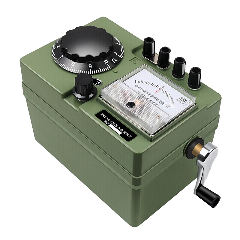 祥瑞德 接地电阻测试仪 接地摇表防雷测量仪 回路低电阻数显地阻仪0-1000Ω ZC29B-1