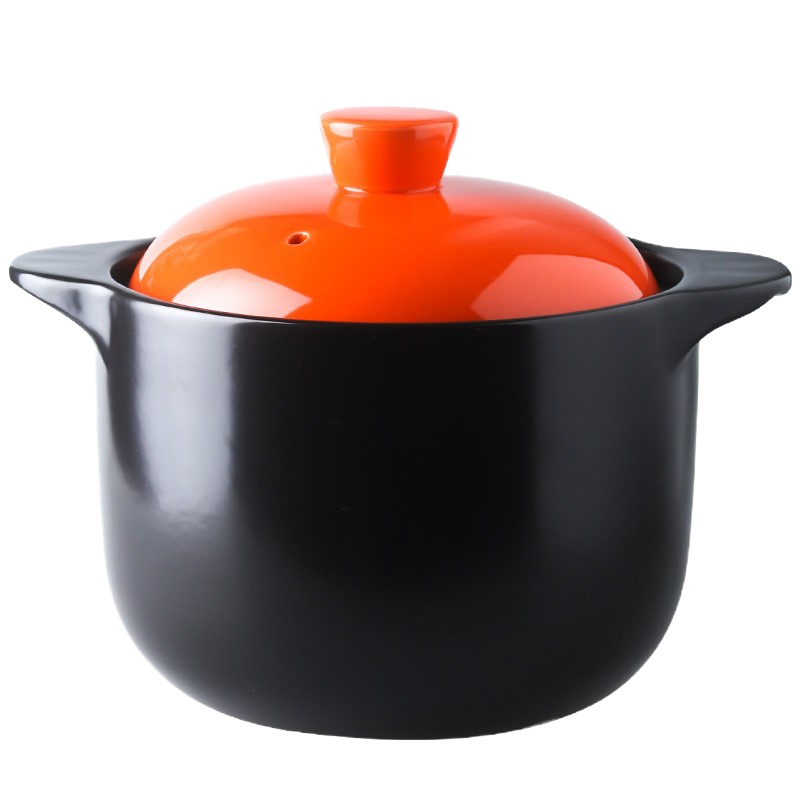 耐热陶瓷锅汤锅健康养生煲粥锅陶瓷炖锅炖肉家用明火耐高温 4L