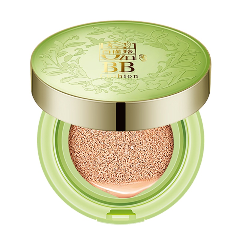 百雀羚气垫bb霜 持妆亮采气垫BB霜(自然色)遮瑕补水保湿裸妆隔离持久保湿提亮肤色女