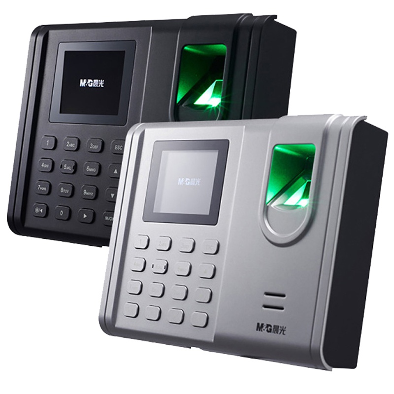 晨光(M&G)AEQ96706指纹考勤机 指纹式打卡器 彩色屏考勤机 指纹机 打卡机 签到机 打卡器 考勤机