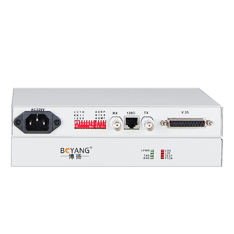博扬(BOYANG)协议转换器 1路E1(2M)转1路V.35(不含V3.5接口) 桌面式 1对价 BY-1E1V.35
