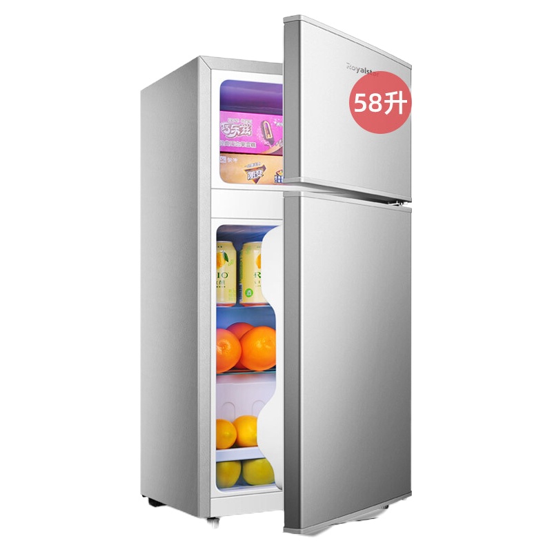 荣事达冰箱BCD-42A126 大容量电冰箱家用小型双开门三门宿舍租房用节能冰箱