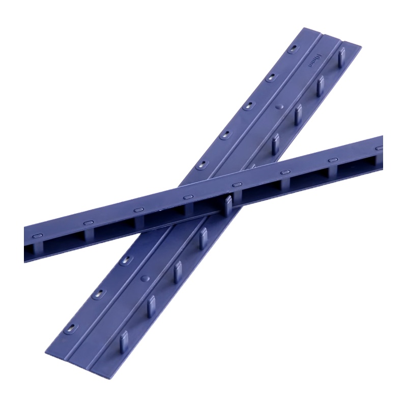 驰鹏(CHI PENG)5mm蓝色装订夹条100根/盒 可装订35页塑料压条适用梳式胶圈装订夹边条十孔夹条装订机 装订机