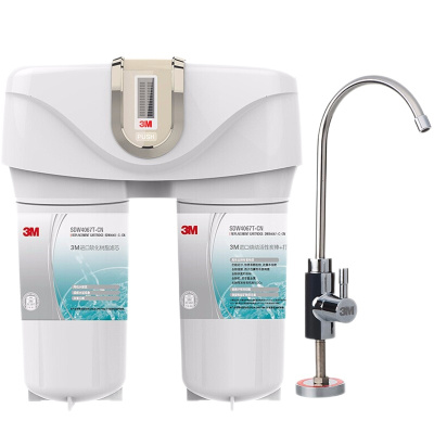 3M净水器SDW4067T-CN家用厨房直饮机净水机自来水滤水器过滤器 厨下式直饮水保留矿物 官方标配