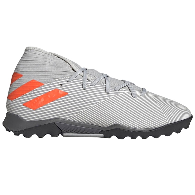 阿迪达斯Nemeziz 19.3新款男子比赛训练防滑TF碎钉足球鞋 EF8291