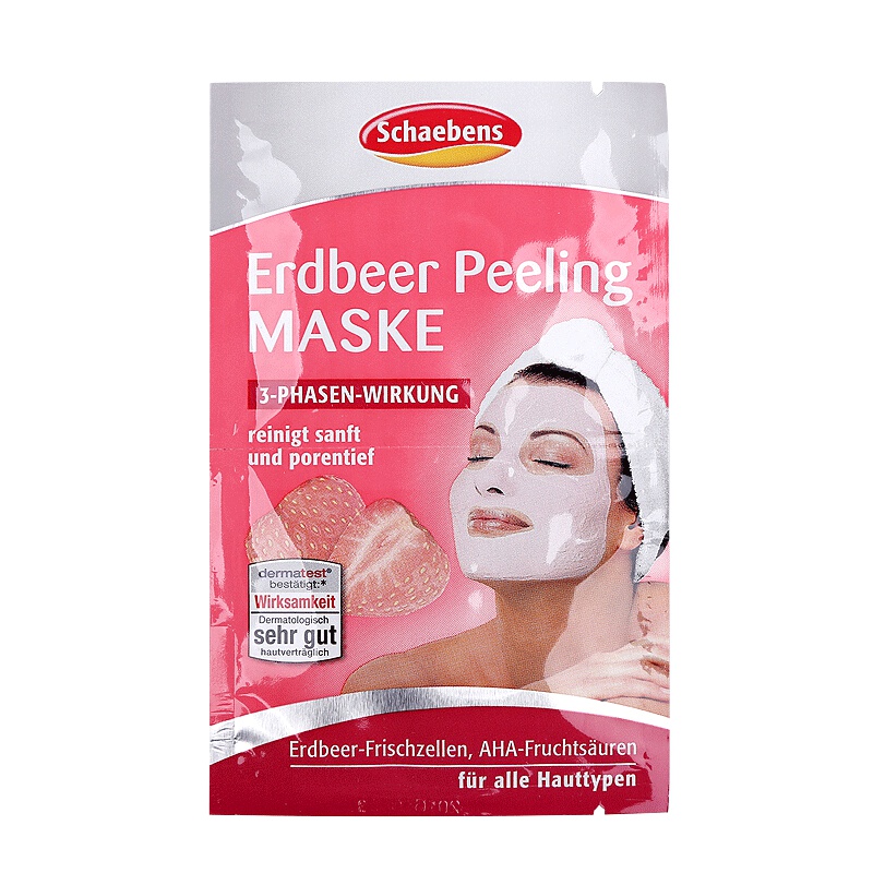 德国原装Schaebens雪本诗面膜涂抹式水洗面膜茶树油抗痘控油抑菌减少黑头调节水油平衡面膜泥 茶树油抗痘面膜 3片装