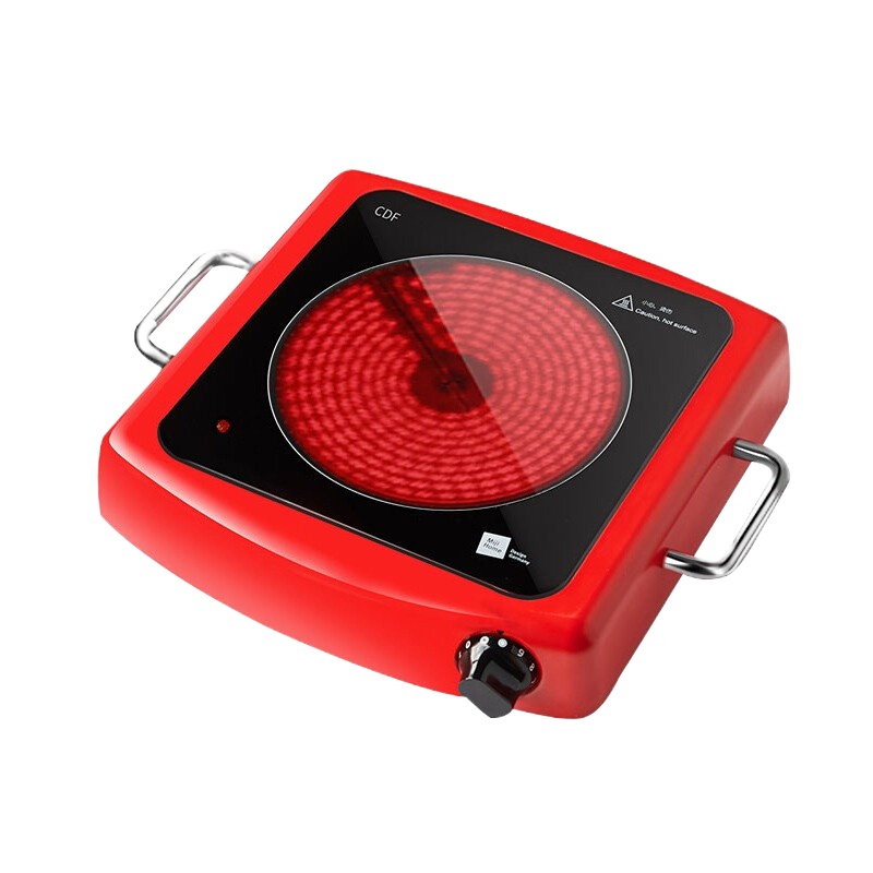 Miji 电陶炉家用煮茶大功率茶炉炒菜CDF1 红色