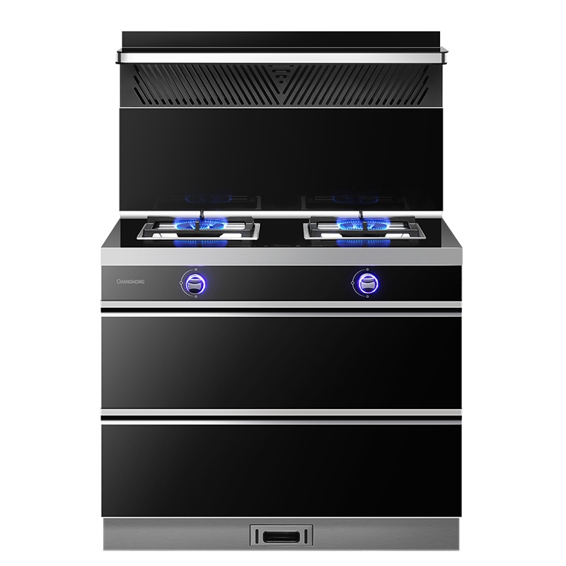 长虹(CHANGHONG) JJZY-X5-升级款集成灶厨房一体式灶家用环保灶自动清洗油烟机侧吸式大吸力烟灶消套装液化气