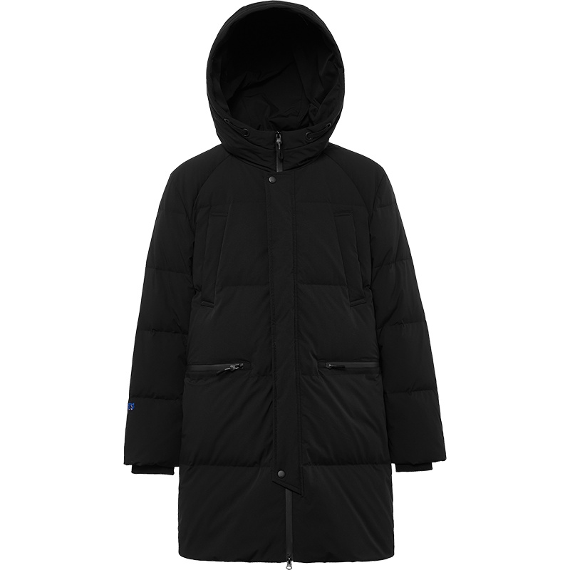 波司登中长款羽绒服男连帽冬季防寒潮外套