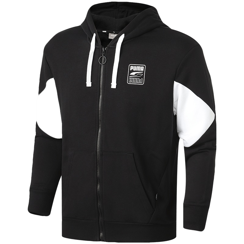 PUMA彪马男装运动服休闲针织连帽外套585278