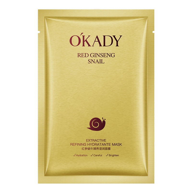 OKADY 红参蜗牛臻养滢润面膜10片
