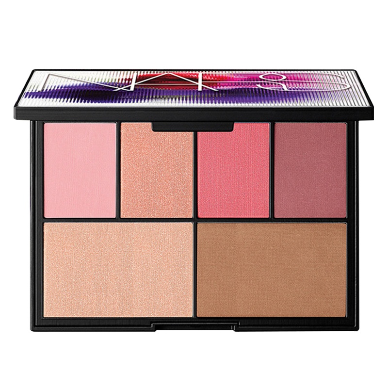 纳斯(NARS)红色系天使6色腮红盘Floral Redux 适合各种肤质 色泽持久;提亮肤色 棕色系