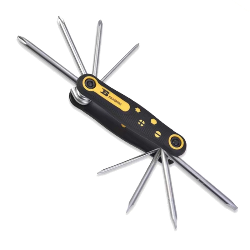 波斯 8件套折叠螺丝批扳手