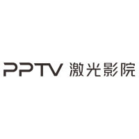 PPTV 激光影院 精品发光字(黑色侧发光)H200mm-奔流标识