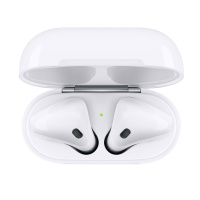 [二手95新]Apple/苹果Airpods2代 有线蓝牙耳机iPhone可用 苹果原装正品 可配单耳 国行 二代标配
