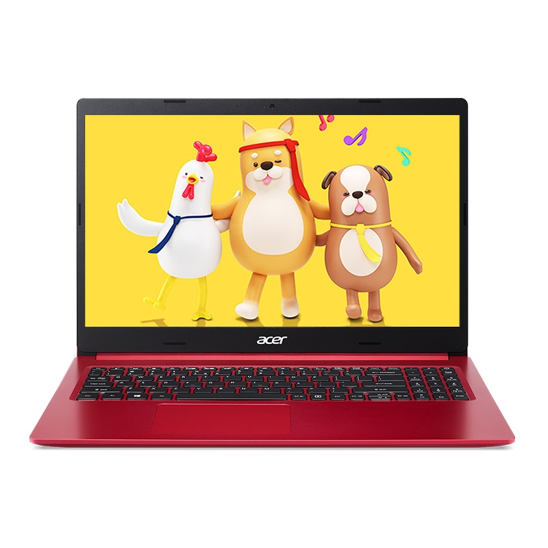 宏碁(acer)宏基蜂鸟FUN Plus S50第十代英特尔®酷睿™i5红色15.6英寸大屏轻薄本笔记本电脑(i5-10210U 8G 512GB MX250 2G)