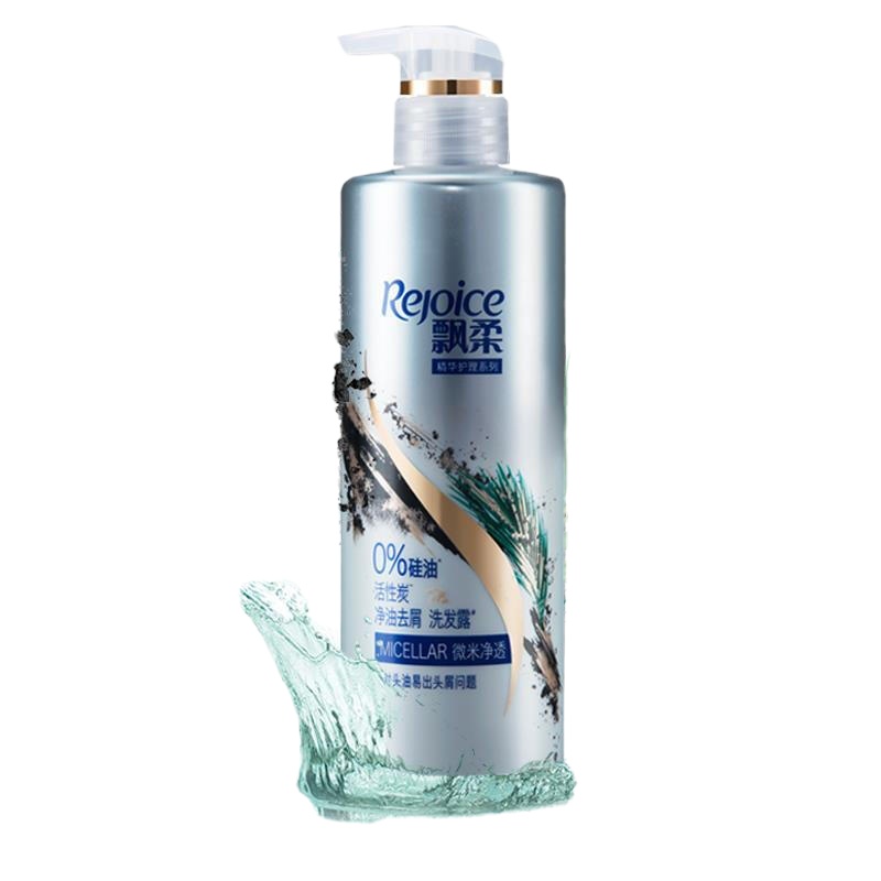 飘柔 活性炭 净油去屑微米净透洗发露530ML