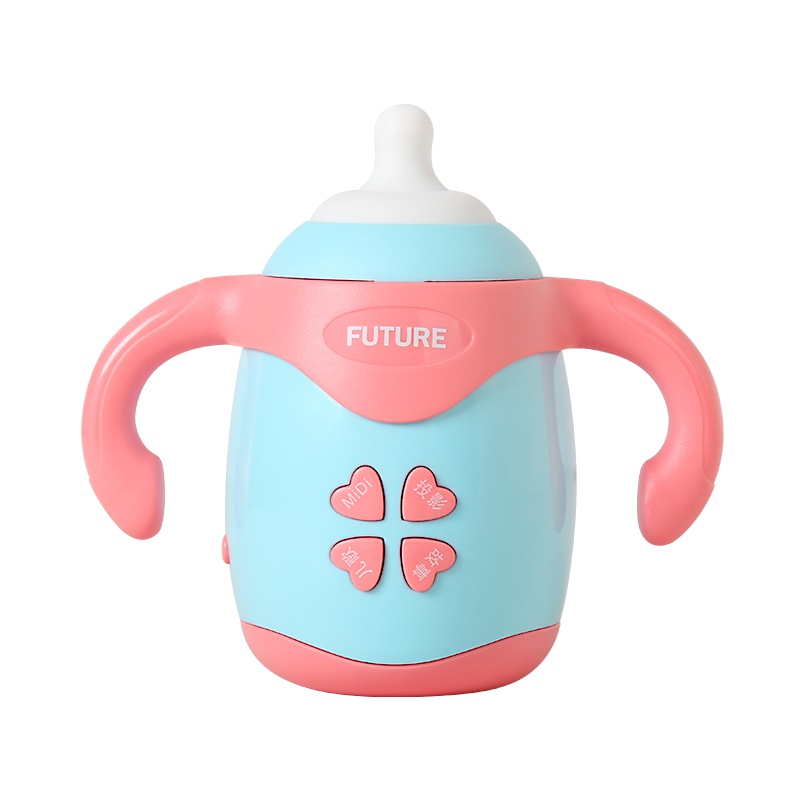 童智欣婴幼儿安抚奶瓶音乐玩具可啃咬可水煮奶嘴宝宝哄睡手偶 662